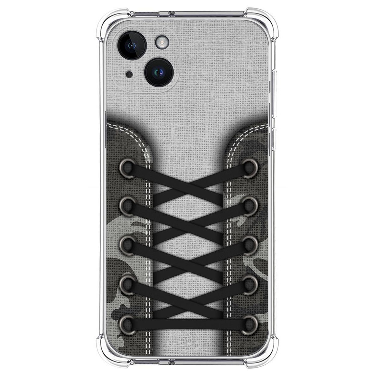 Funda Silicona Antigolpes compatible con iPhone 14 Plus (6.7) diseño Zapatillas 16 Dibujos