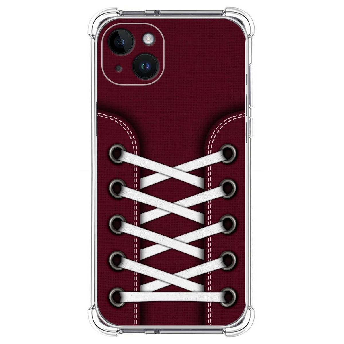 Funda Silicona Antigolpes compatible con iPhone 14 Plus (6.7) diseño Zapatillas 17 Dibujos