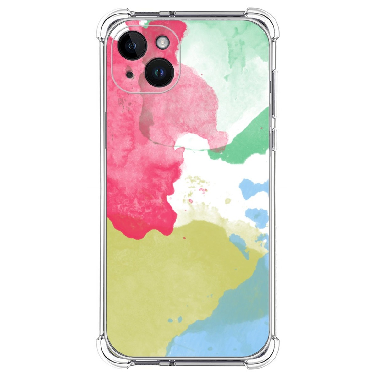 Funda Silicona Antigolpes compatible con iPhone 14 Plus (6.7) diseño Acuarela 02 Dibujos