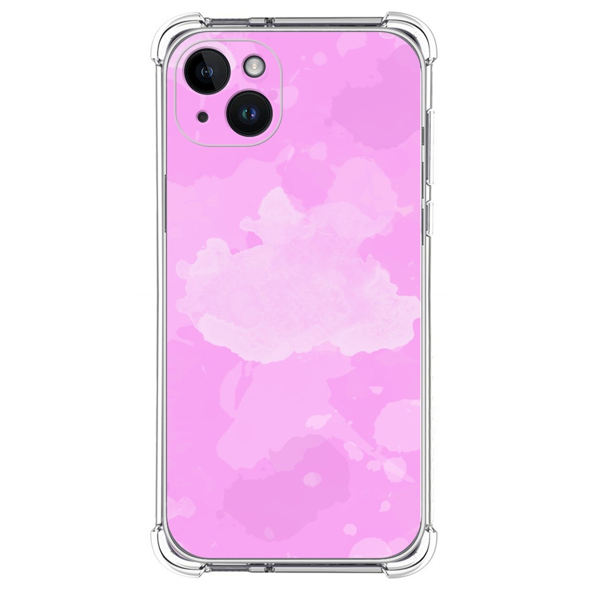 Funda Silicona Antigolpes compatible con iPhone 14 Plus (6.7) diseño Acuarela 04 Dibujos