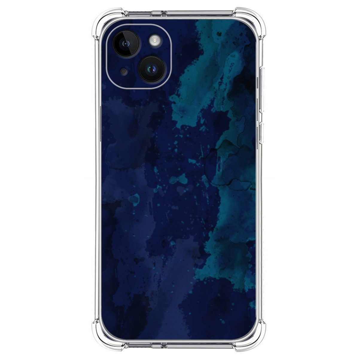 Funda Silicona Antigolpes compatible con iPhone 14 Plus (6.7) diseño Acuarela 13 Dibujos