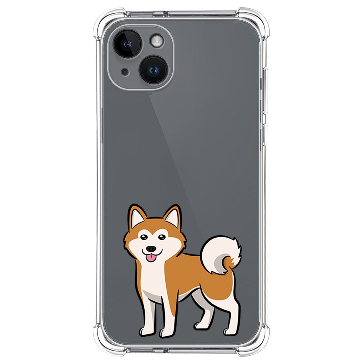 Funda Silicona Antigolpes compatible con iPhone 14 Plus (6.7) diseño Perros 02 Dibujos