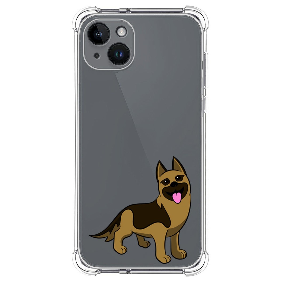 Funda Silicona Antigolpes compatible con iPhone 14 Plus (6.7) diseño Perros 03 Dibujos