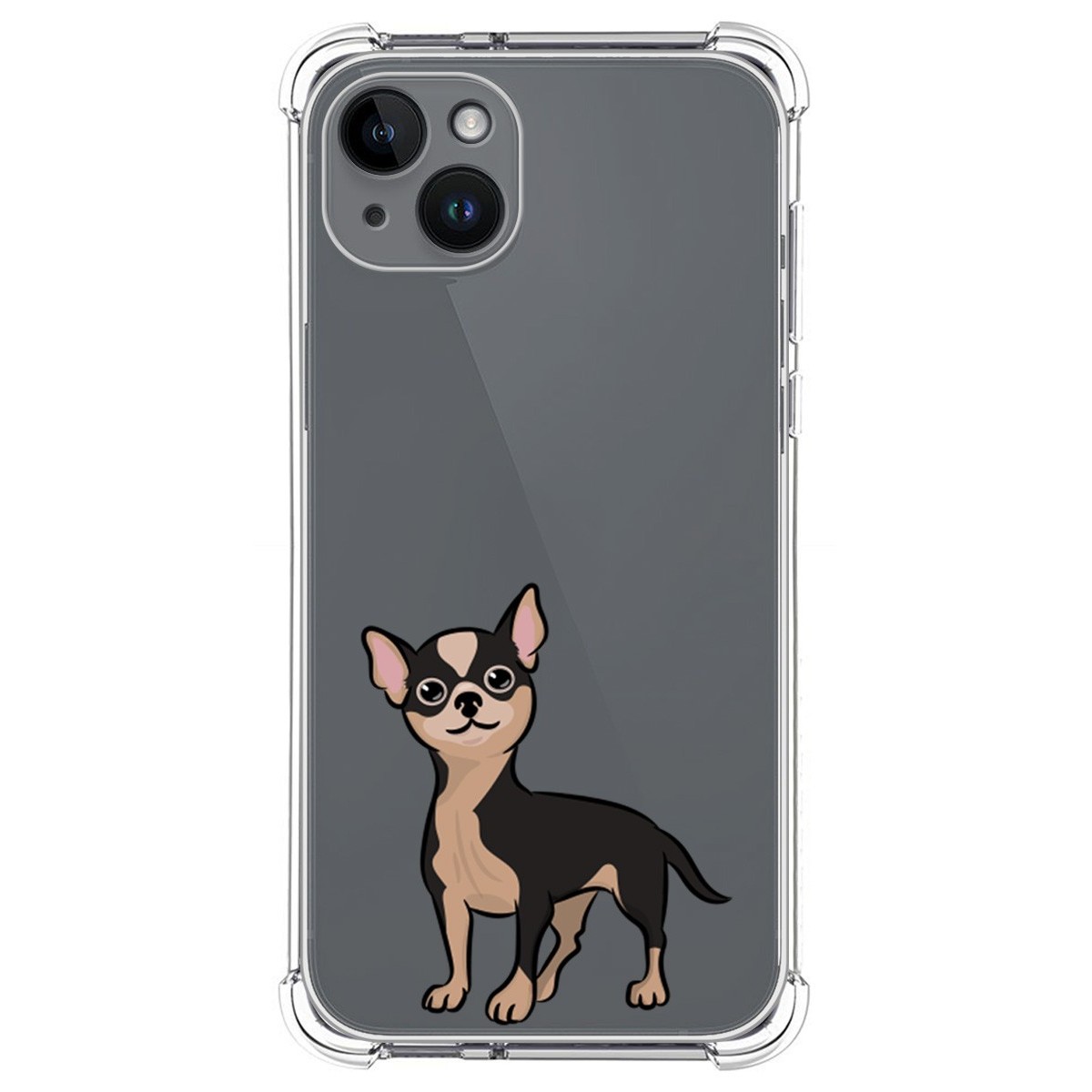 Funda Silicona Antigolpes compatible con iPhone 14 Plus (6.7) diseño Perros 05 Dibujos