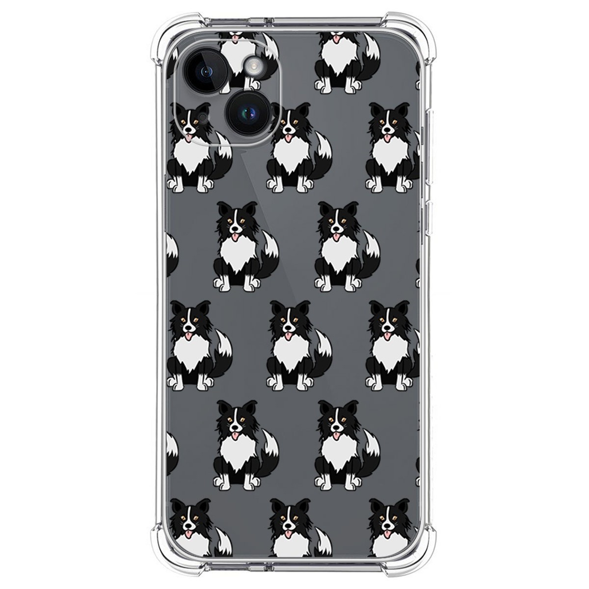 Funda Silicona Antigolpes compatible con iPhone 14 Plus (6.7) diseño Perros 07 Dibujos
