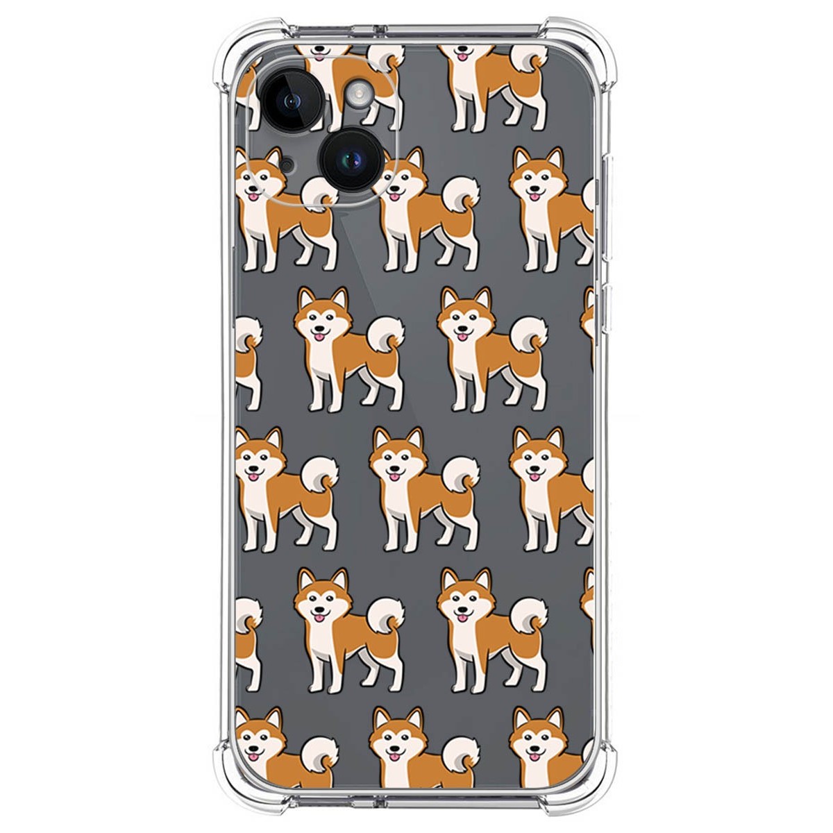 Funda Silicona Antigolpes compatible con iPhone 14 Plus (6.7) diseño Perros 08 Dibujos