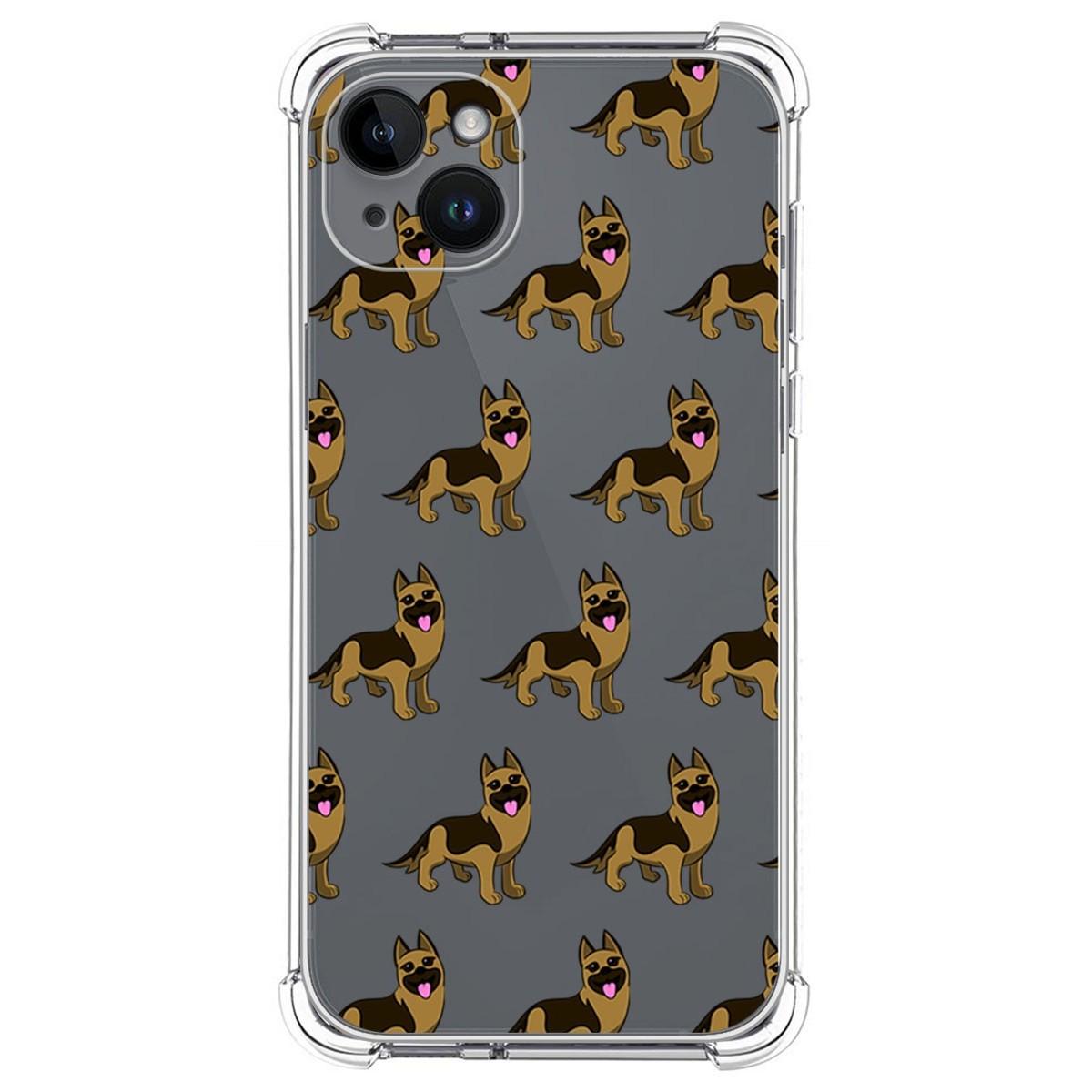 Funda Silicona Antigolpes compatible con iPhone 14 Plus (6.7) diseño Perros 09 Dibujos