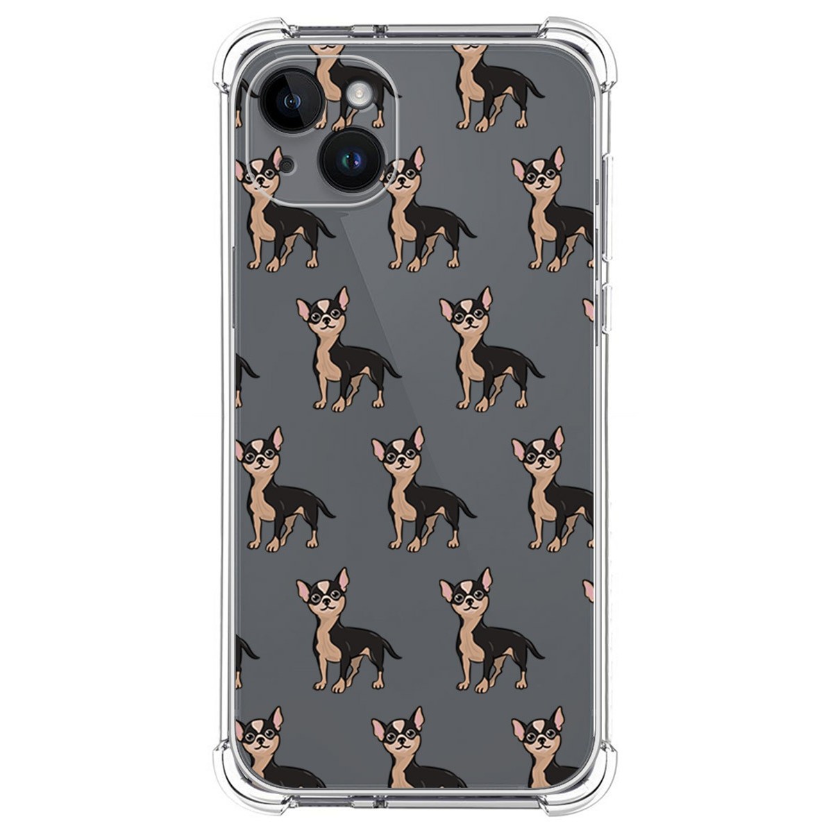 Funda Silicona Antigolpes compatible con iPhone 14 Plus (6.7) diseño Perros 11 Dibujos