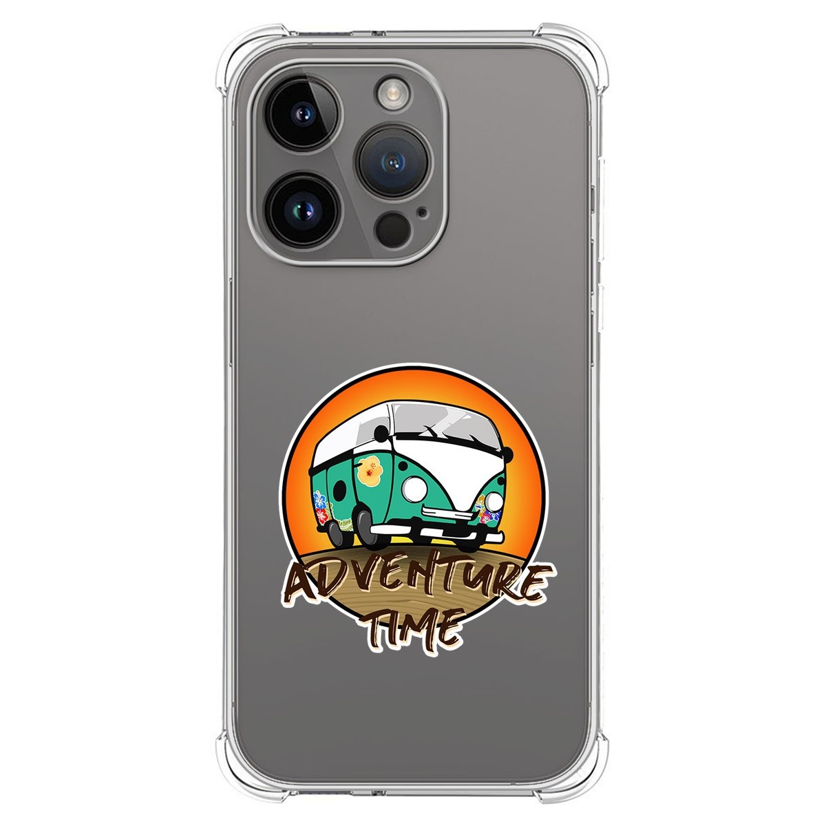 Funda Silicona Antigolpes compatible con iPhone 14 Pro (6.1) diseño Adventure Time Dibujos