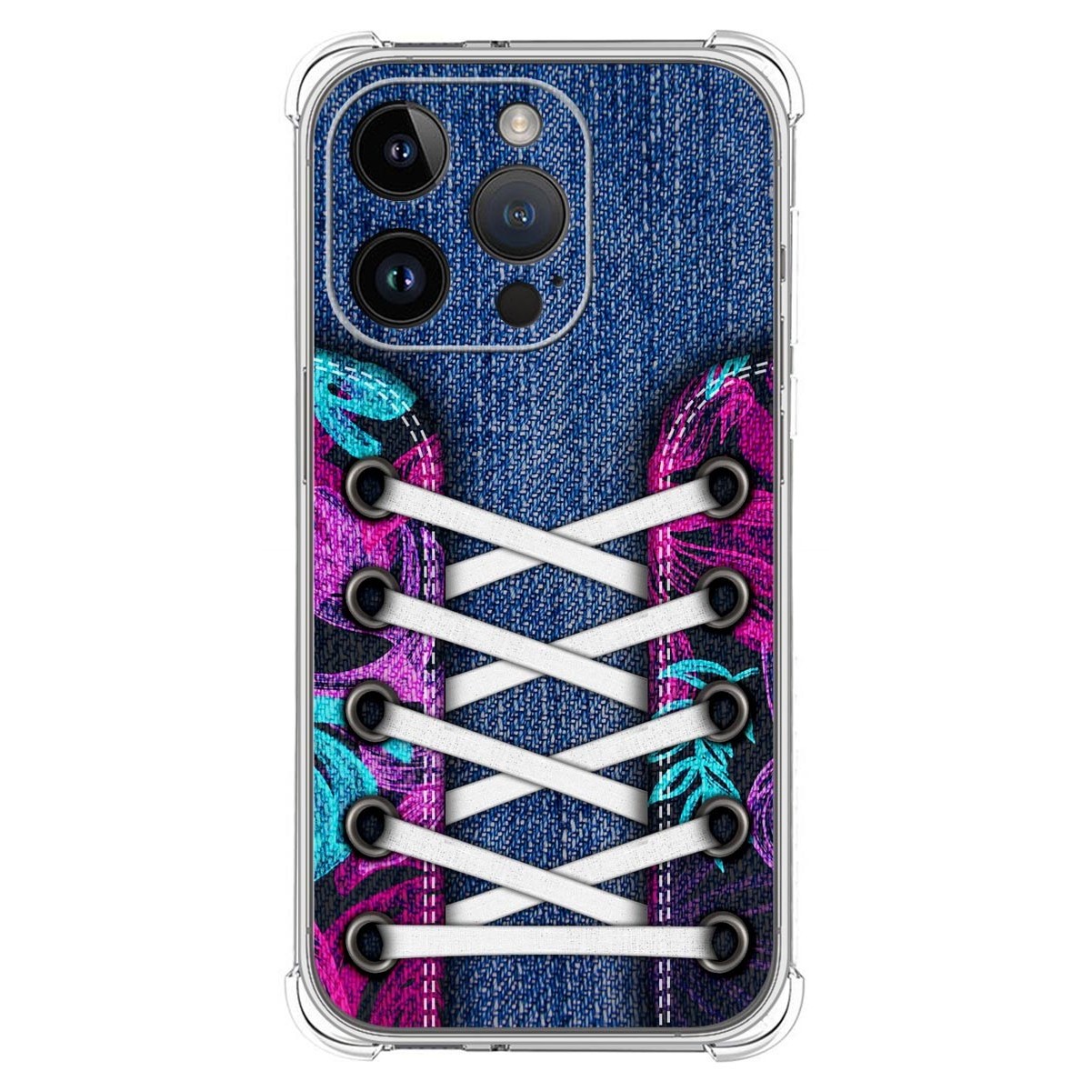 Funda Silicona Antigolpes compatible con iPhone 14 Pro (6.1) diseño Zapatillas 06 Dibujos