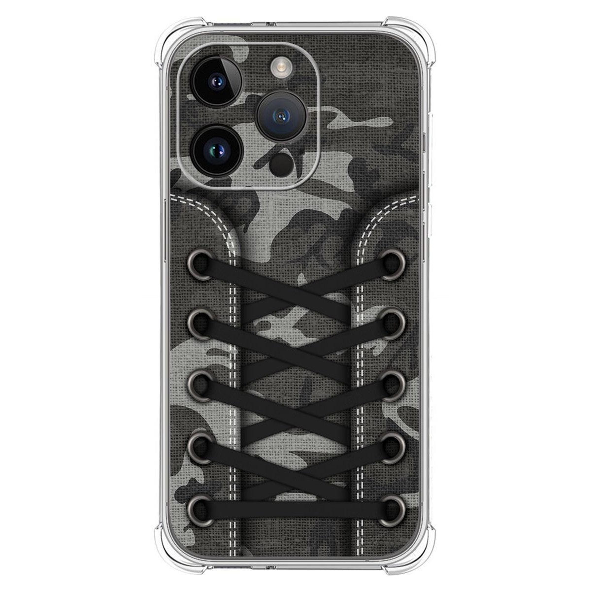 Funda Silicona Antigolpes compatible con iPhone 14 Pro (6.1) diseño Zapatillas 15 Dibujos