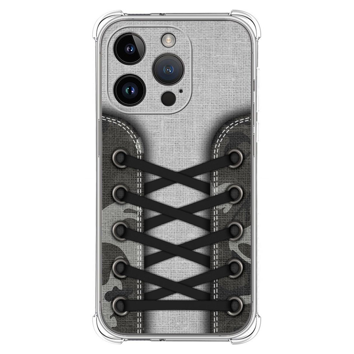 Funda Silicona Antigolpes compatible con iPhone 14 Pro (6.1) diseño Zapatillas 16 Dibujos