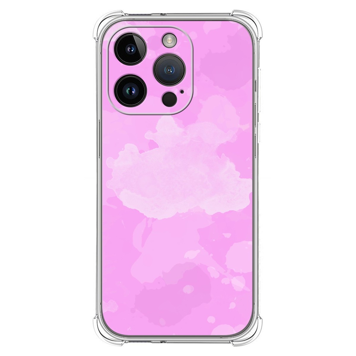 Funda Silicona Antigolpes compatible con iPhone 14 Pro (6.1) diseño Acuarela 04 Dibujos