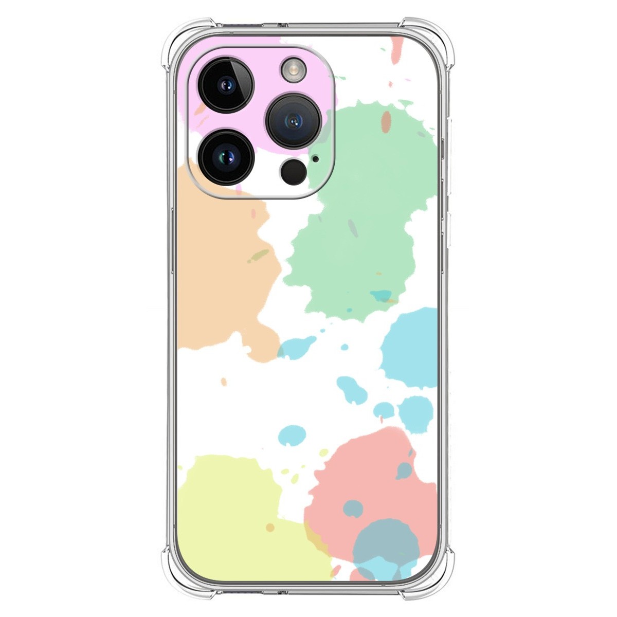 Funda Silicona Antigolpes compatible con iPhone 14 Pro (6.1) diseño Acuarela 05 Dibujos