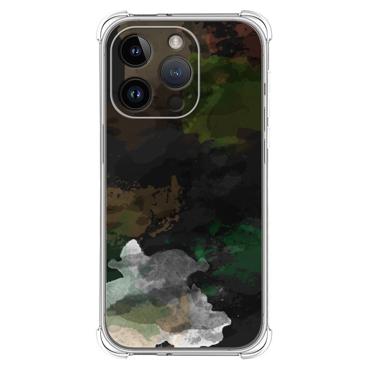 Funda Silicona Antigolpes compatible con iPhone 14 Pro (6.1) diseño Acuarela 12 Dibujos