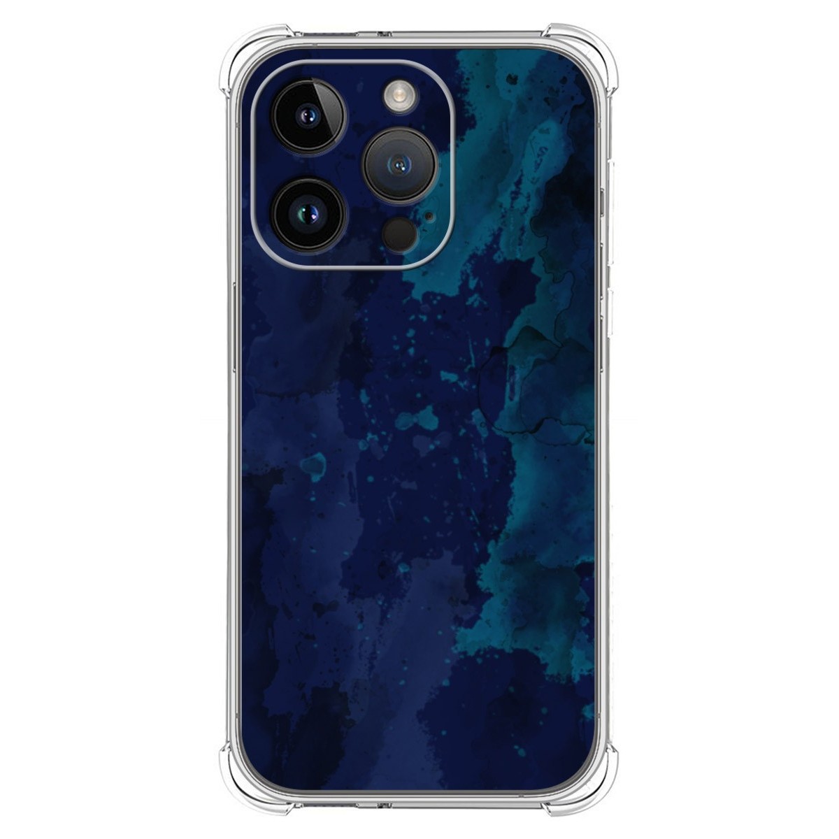 Funda Silicona Antigolpes compatible con iPhone 14 Pro (6.1) diseño Acuarela 13 Dibujos