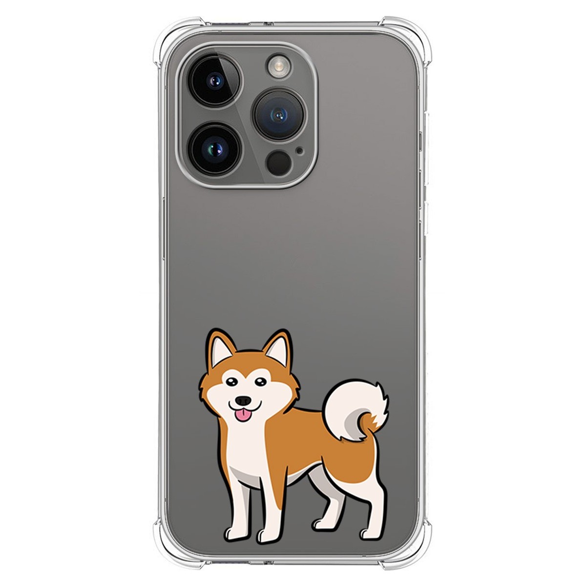 Funda Silicona Antigolpes compatible con iPhone 14 Pro (6.1) diseño Perros 02 Dibujos