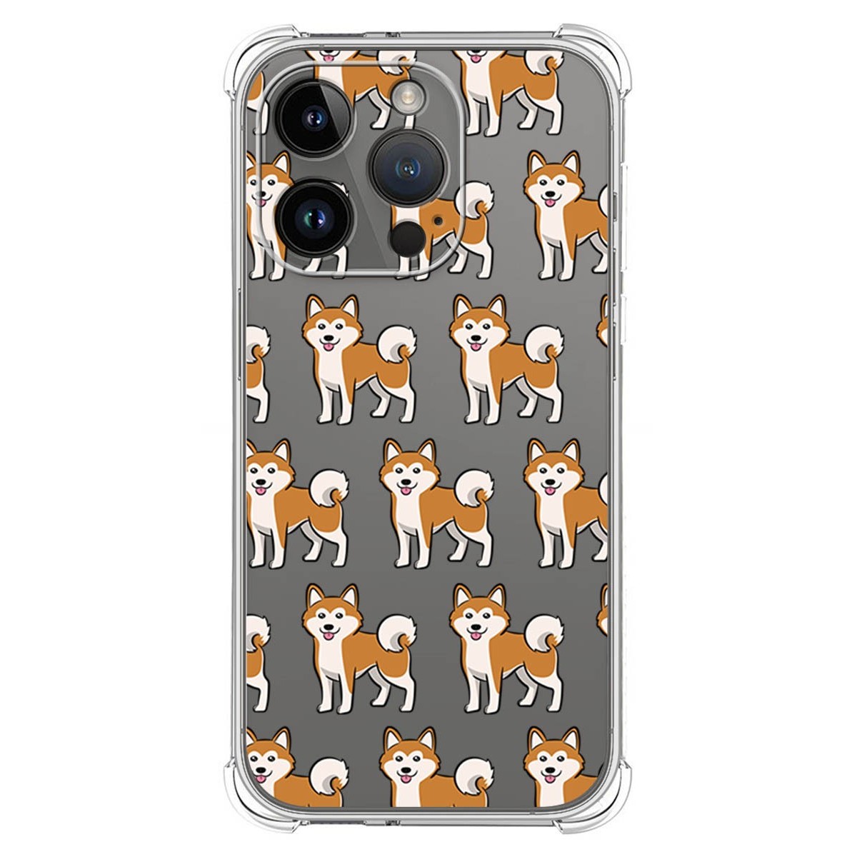 Funda Silicona Antigolpes compatible con iPhone 14 Pro (6.1) diseño Perros 08 Dibujos