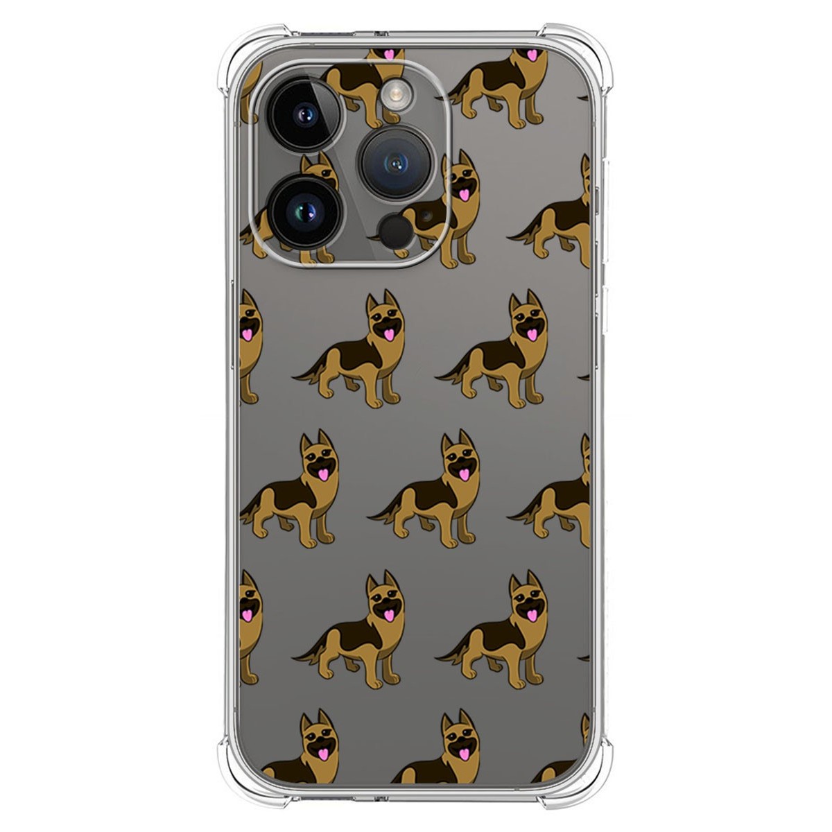 Funda Silicona Antigolpes compatible con iPhone 14 Pro (6.1) diseño Perros 09 Dibujos