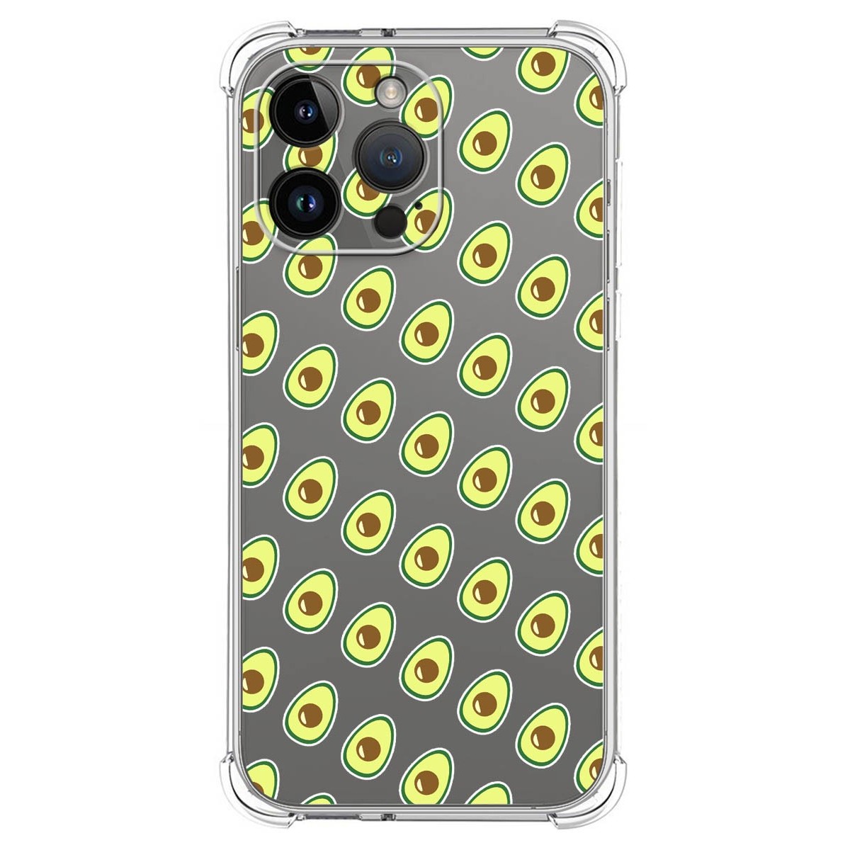 Funda Silicona Antigolpes compatible con iPhone 14 Pro Max (6.7) diseño Aguacate Dibujos
