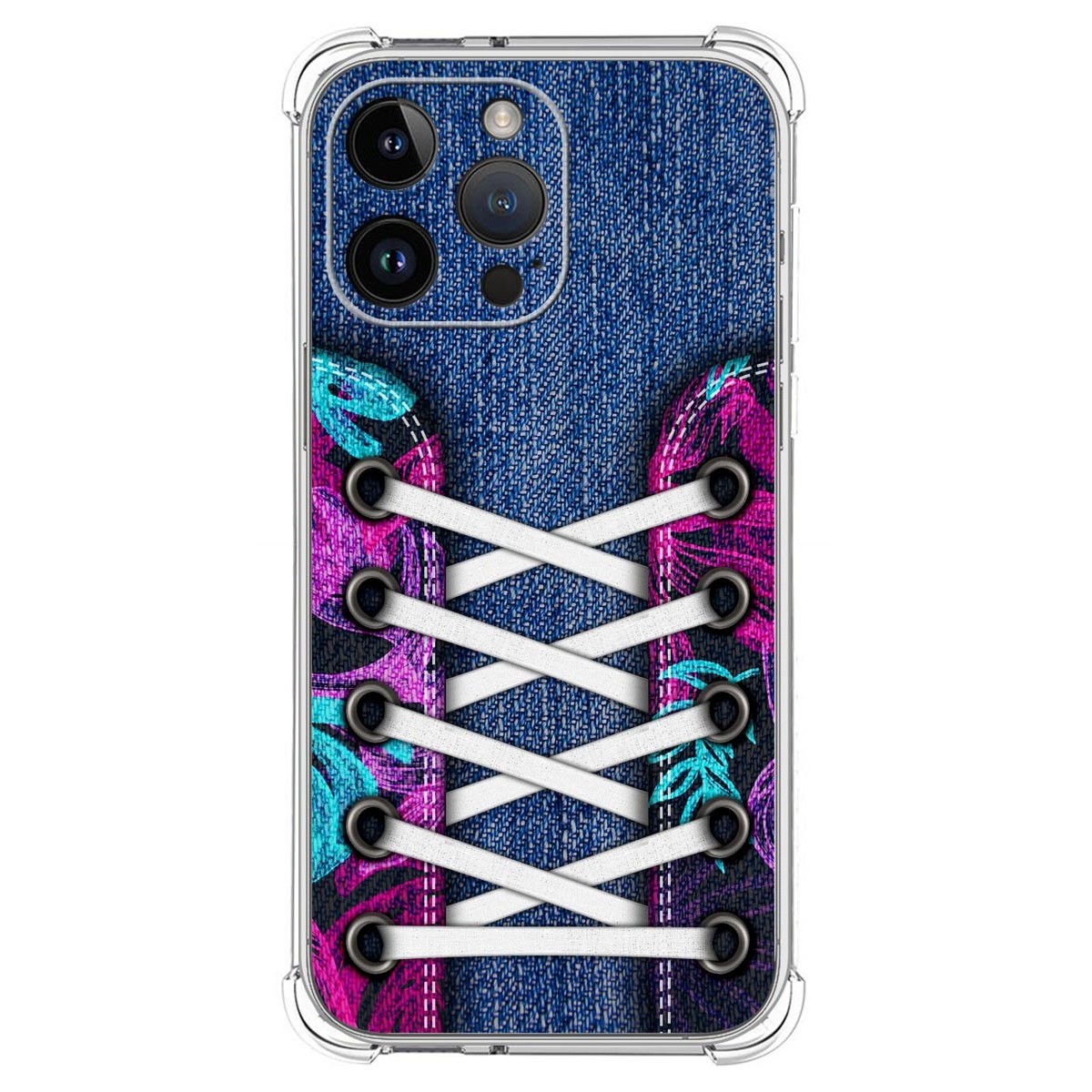 Funda Silicona Antigolpes compatible con iPhone 14 Pro Max (6.7) diseño Zapatillas 06 Dibujos
