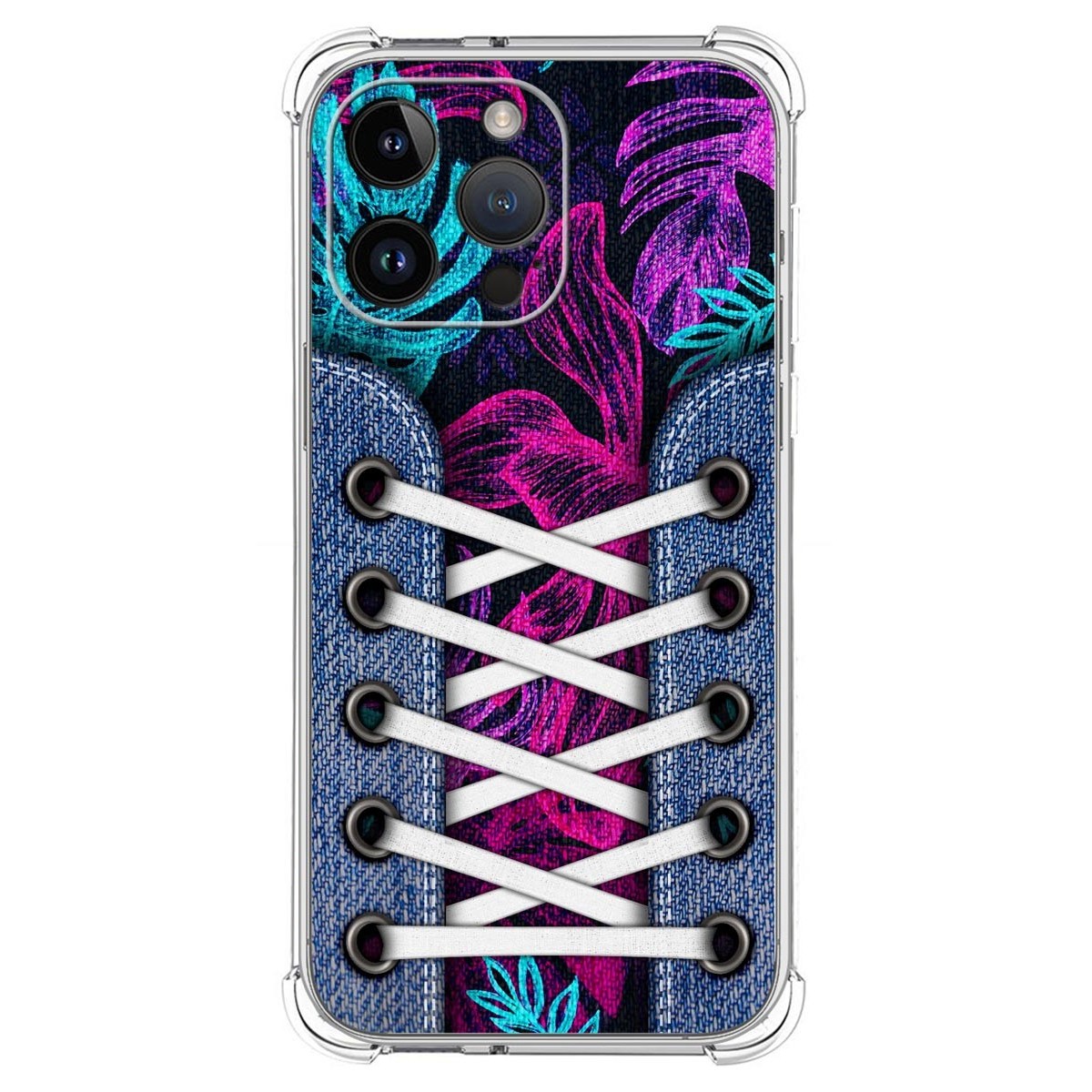 Funda Silicona Antigolpes compatible con iPhone 14 Pro Max (6.7) diseño Zapatillas 07 Dibujos