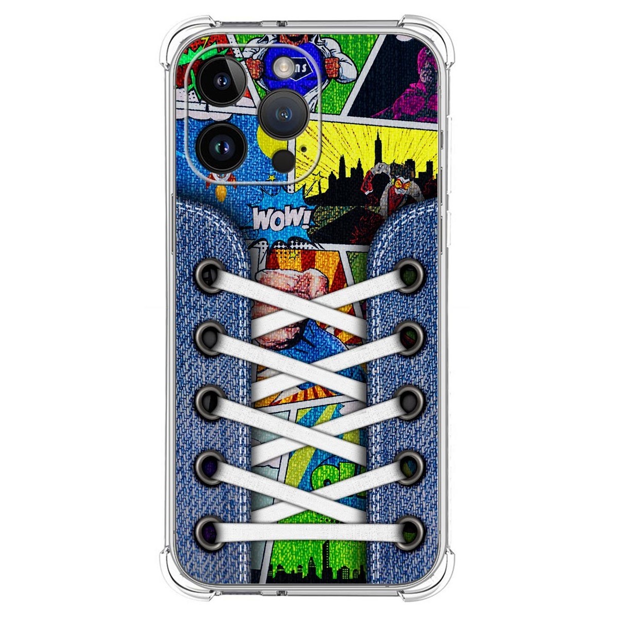 Funda Silicona Antigolpes compatible con iPhone 14 Pro Max (6.7) diseño Zapatillas 14 Dibujos