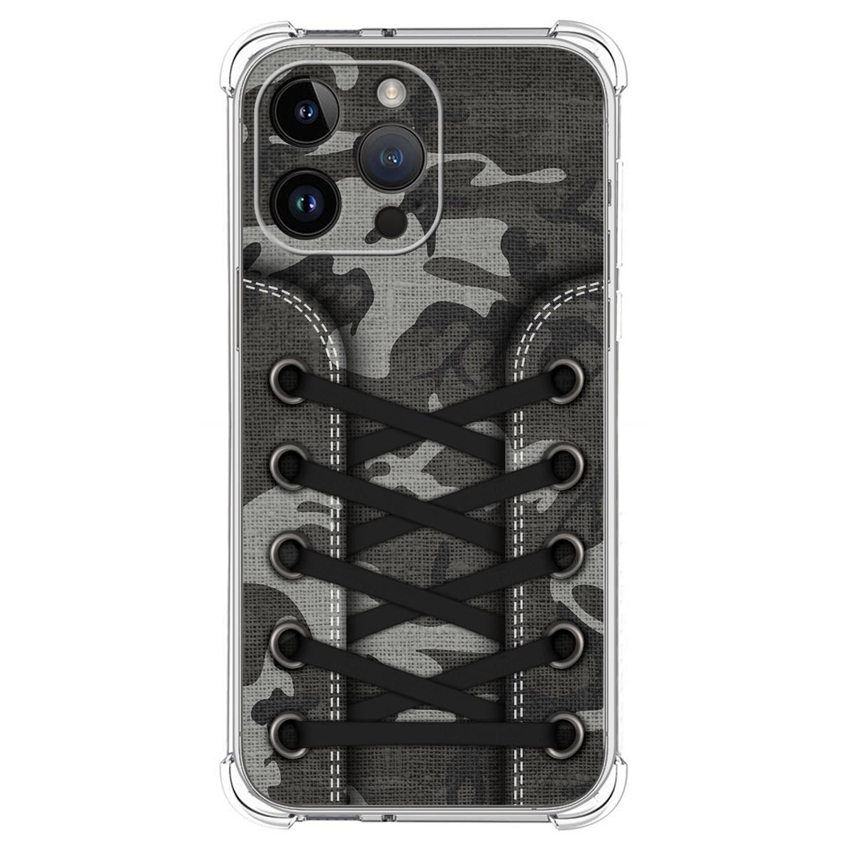 Funda Silicona Antigolpes compatible con iPhone 14 Pro Max (6.7) diseño Zapatillas 15 Dibujos