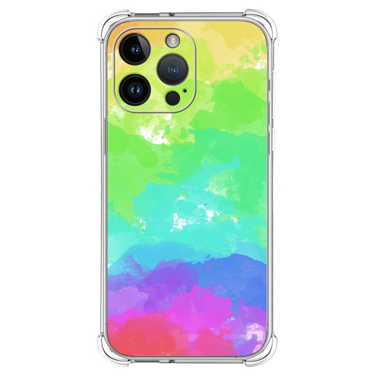 Funda Silicona Antigolpes compatible con iPhone 14 Pro Max (6.7) diseño Acuarela 03 Dibujos