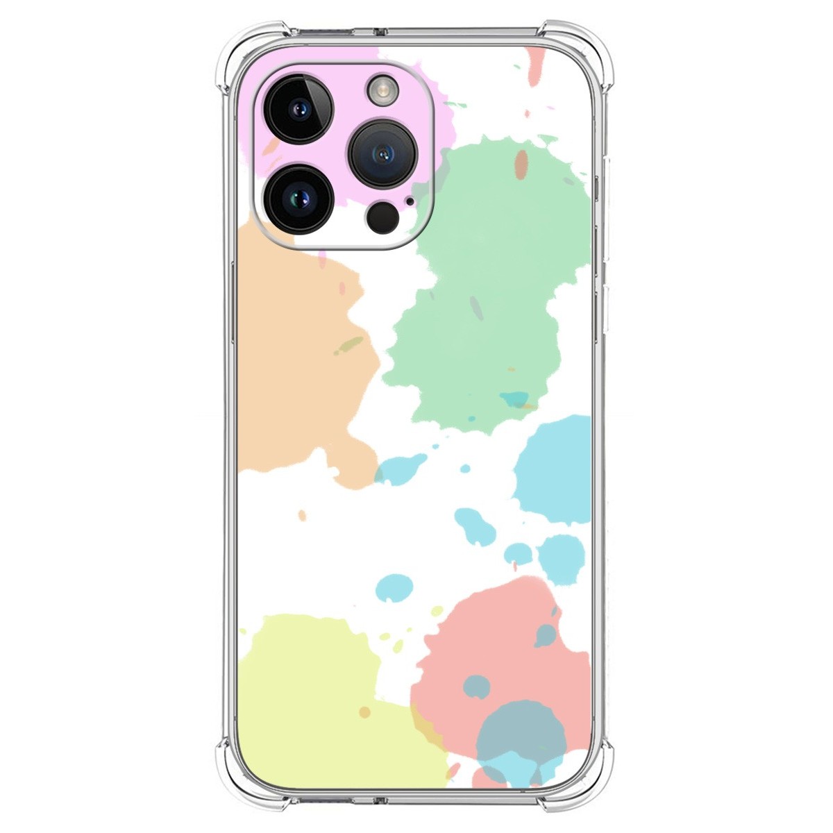 Funda Silicona Antigolpes compatible con iPhone 14 Pro Max (6.7) diseño Acuarela 05 Dibujos
