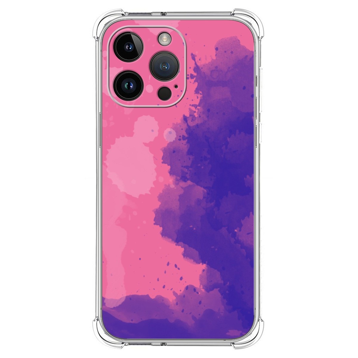 Funda Silicona Antigolpes compatible con iPhone 14 Pro Max (6.7) diseño Acuarela 07 Dibujos