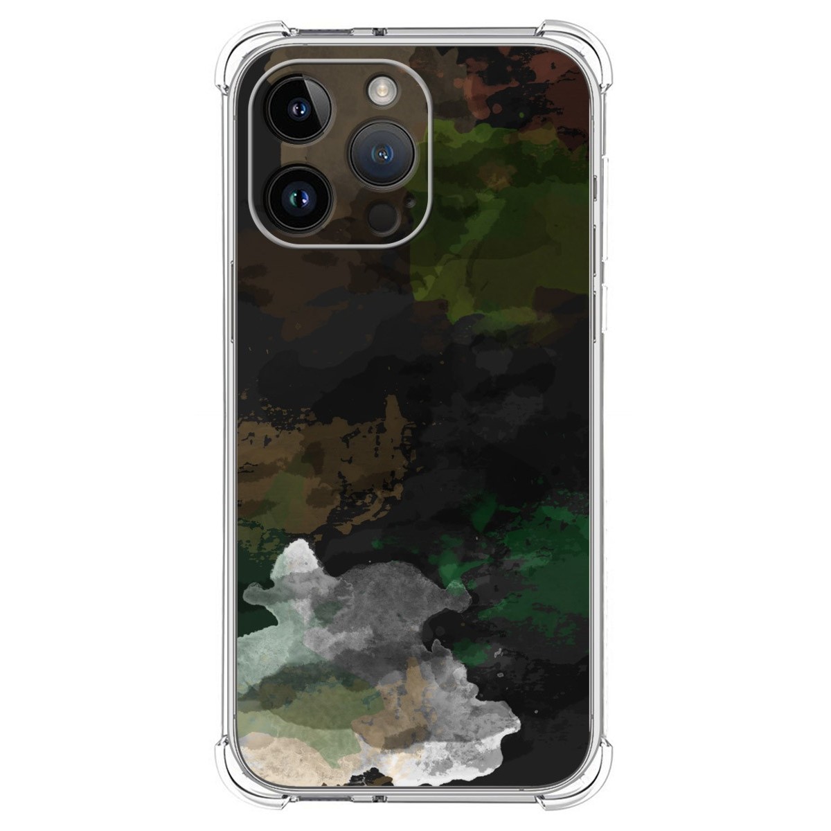 Funda Silicona Antigolpes compatible con iPhone 14 Pro Max (6.7) diseño Acuarela 12 Dibujos