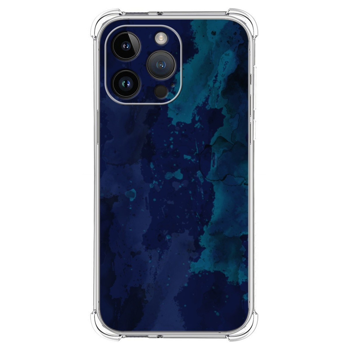 Funda Silicona Antigolpes compatible con iPhone 14 Pro Max (6.7) diseño Acuarela 13 Dibujos