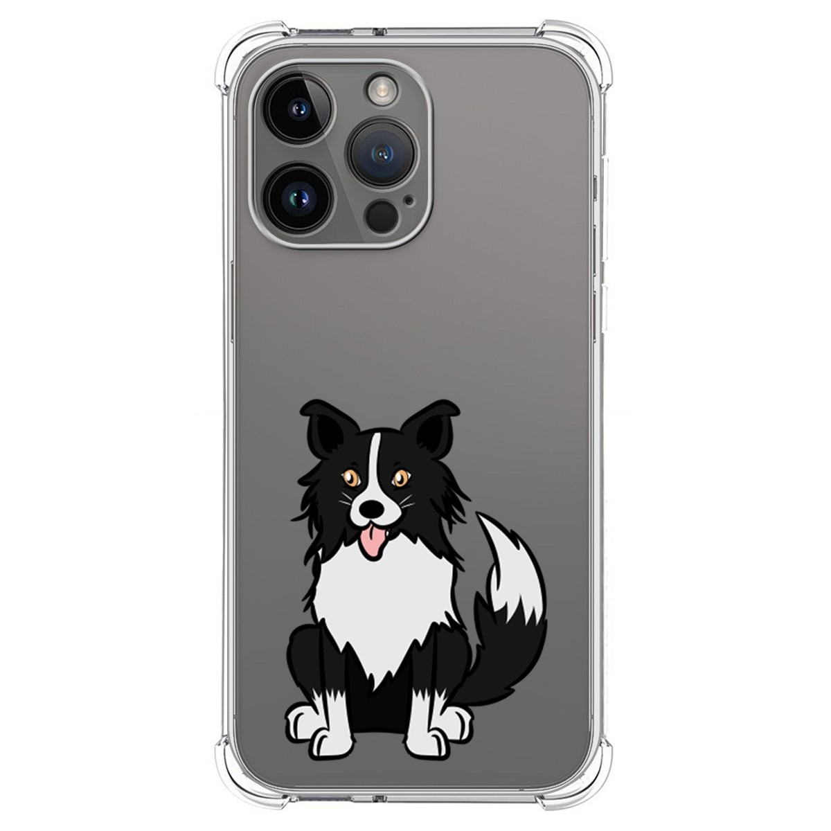 Funda Silicona Antigolpes compatible con iPhone 14 Pro Max (6.7) diseño Perros 01 Dibujos