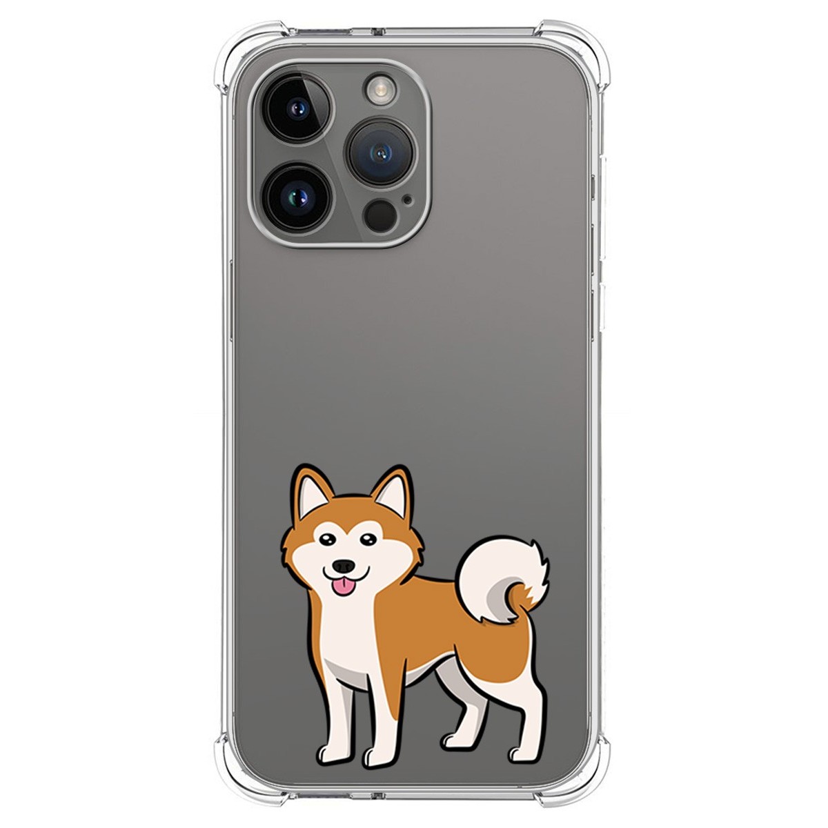 Funda Silicona Antigolpes compatible con iPhone 14 Pro Max (6.7) diseño Perros 02 Dibujos