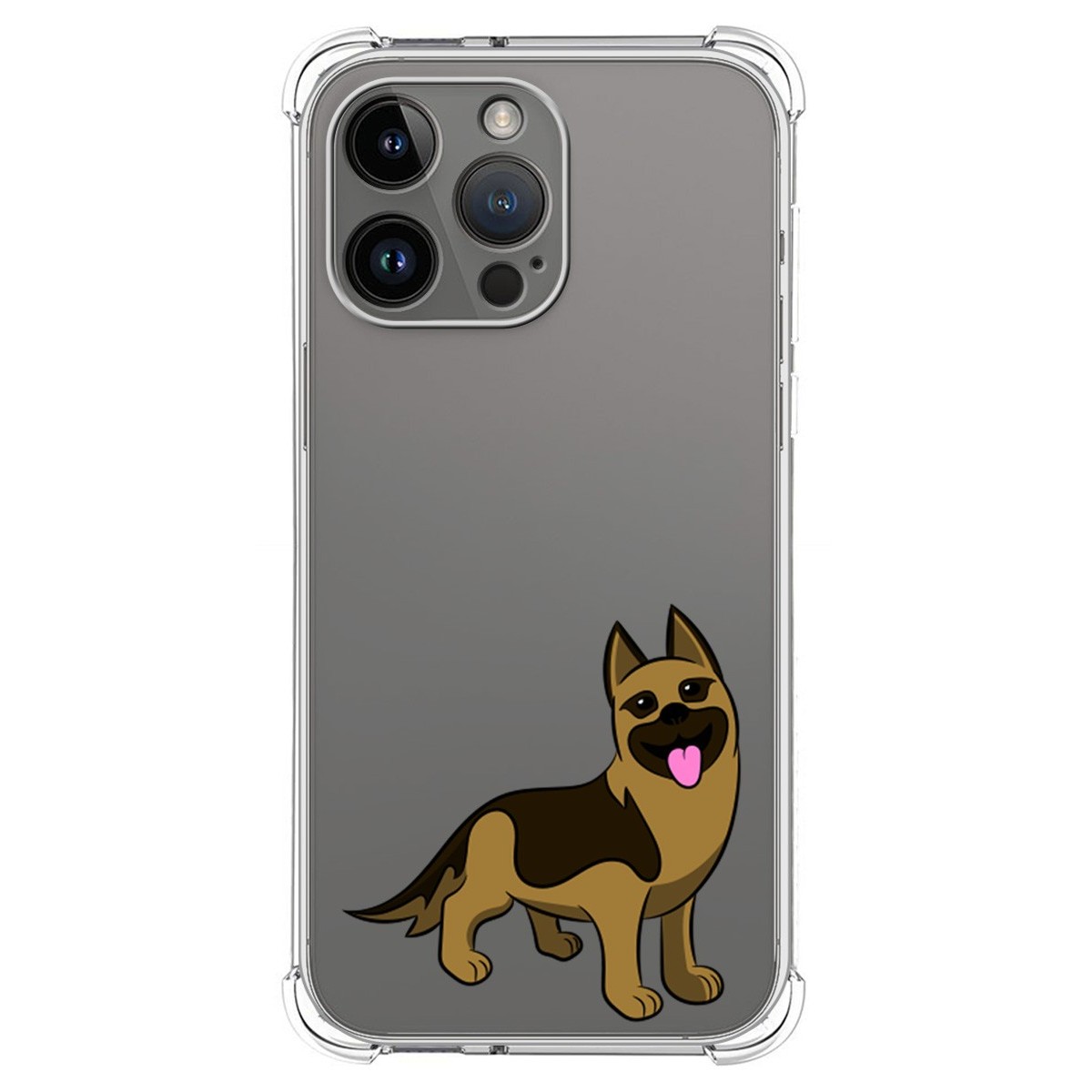 Funda Silicona Antigolpes compatible con iPhone 14 Pro Max (6.7) diseño Perros 03 Dibujos