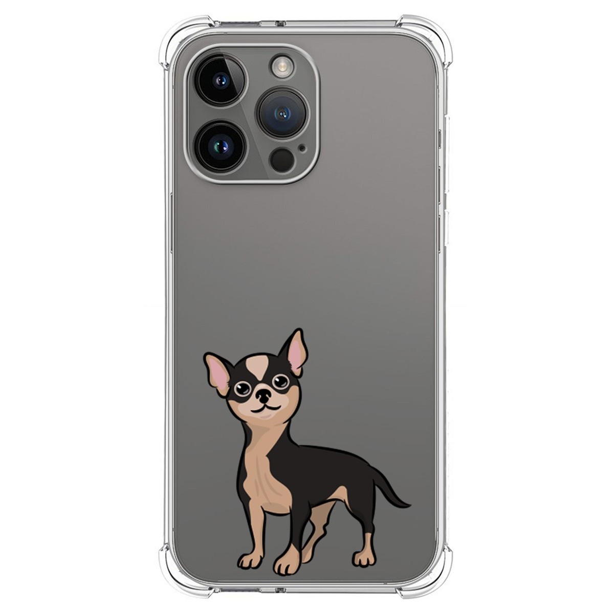 Funda Silicona Antigolpes compatible con iPhone 14 Pro Max (6.7) diseño Perros 05 Dibujos