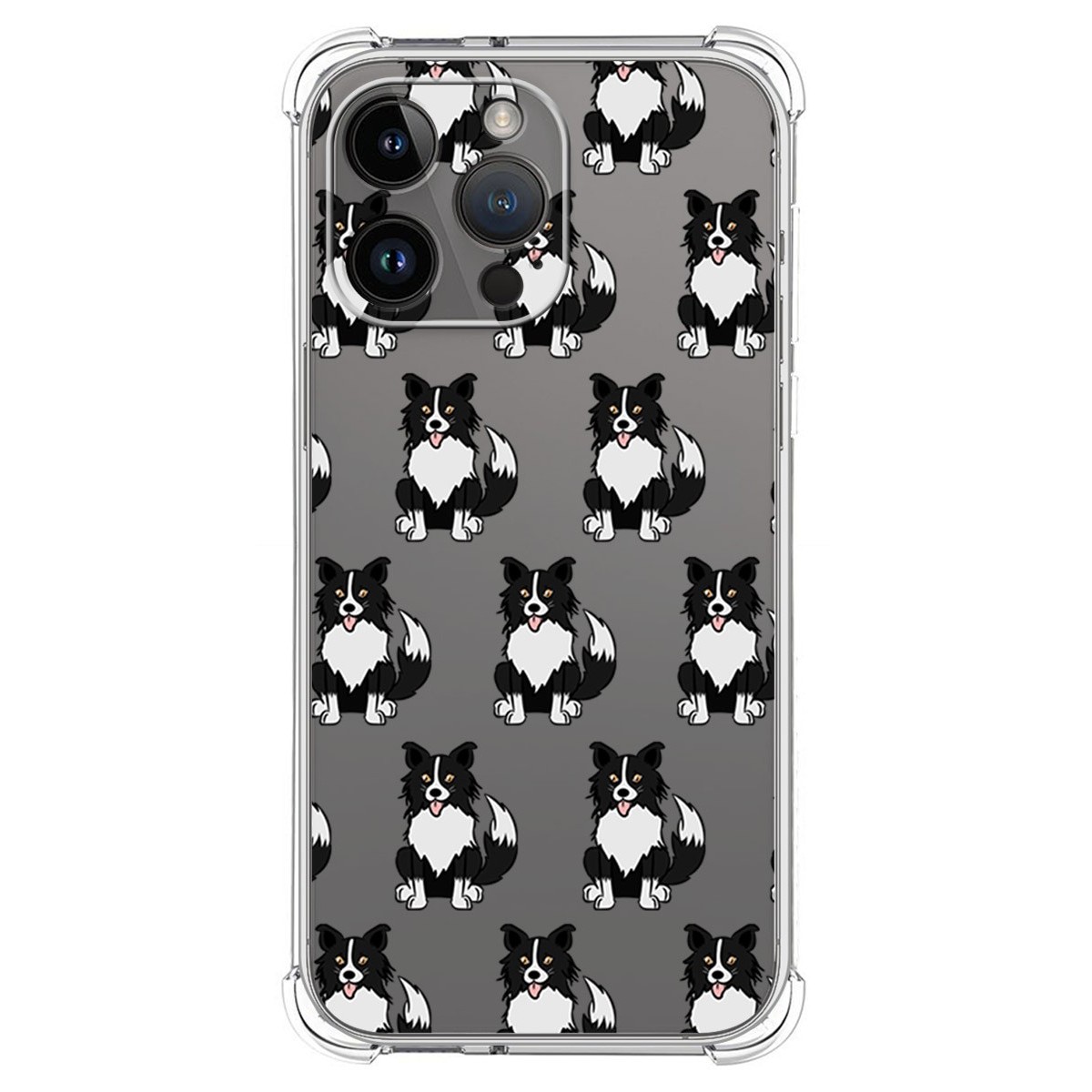 Funda Silicona Antigolpes compatible con iPhone 14 Pro Max (6.7) diseño Perros 07 Dibujos