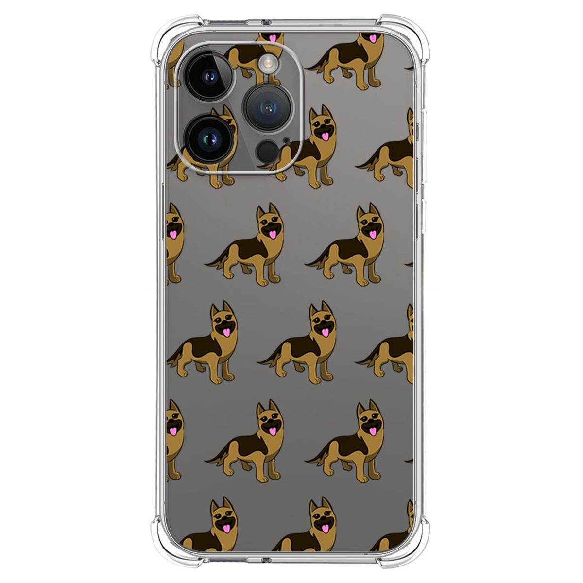 Funda Silicona Antigolpes compatible con iPhone 14 Pro Max (6.7) diseño Perros 09 Dibujos