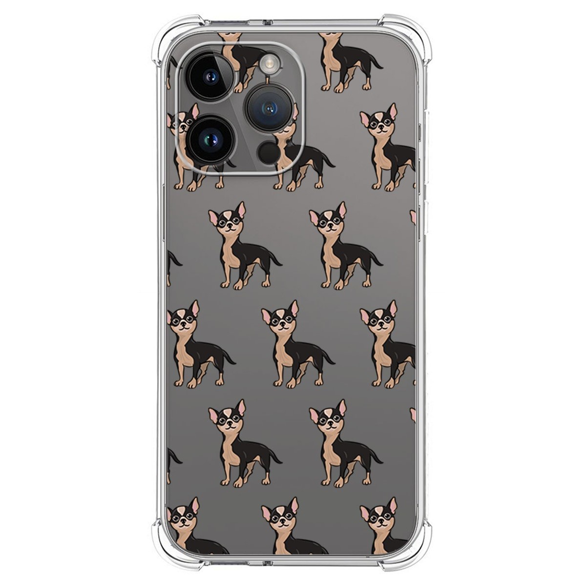Funda Silicona Antigolpes compatible con iPhone 14 Pro Max (6.7) diseño Perros 11 Dibujos