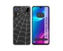 Funda Silicona Transparente para TCL 30 / 30 5G / 30 Plus diseño Araña Dibujos