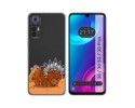 Funda Silicona Transparente para TCL 30 / 30 5G / 30 Plus diseño Bufalo Dibujos