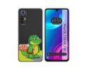 Funda Silicona Transparente para TCL 30 / 30 5G / 30 Plus diseño Coco Dibujos