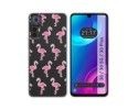 Funda Silicona Transparente para TCL 30 / 30 5G / 30 Plus diseño Flamenco Dibujos