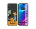 Funda Silicona Transparente para TCL 30 / 30 5G / 30 Plus diseño Jirafa Dibujos