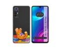 Funda Silicona Transparente para TCL 30 / 30 5G / 30 Plus diseño Leopardo Dibujos