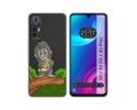 Funda Silicona Transparente para TCL 30 / 30 5G / 30 Plus diseño Mono Dibujos