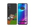 Funda Silicona Transparente para TCL 30 / 30 5G / 30 Plus diseño Panda Dibujos