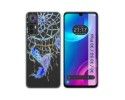 Funda Silicona Transparente para TCL 30 / 30 5G / 30 Plus diseño Plumas Dibujos