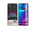 Funda Silicona Transparente para TCL 30 / 30 5G / 30 Plus diseño Summer Dibujos